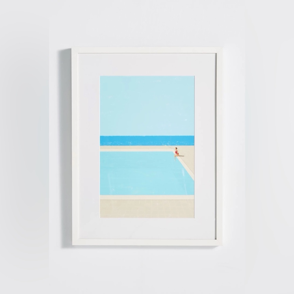 ARTFULLY WALLS Canicule 5 by Raphaelle Martin Framed Wall Art - 19” x 25”